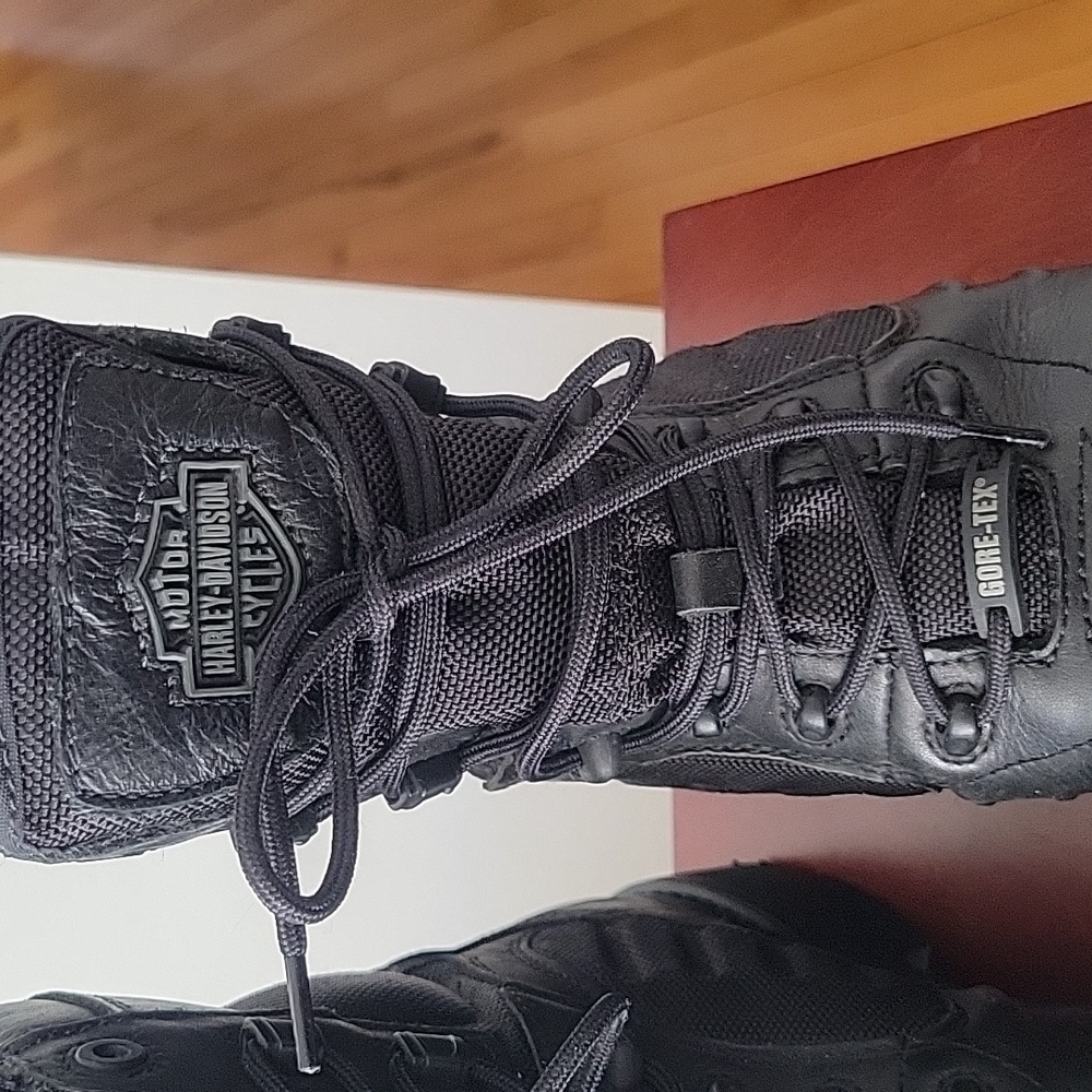 Harley-Davidson FXRG Boots 8/39 Black With Box - Picture 4 of 16